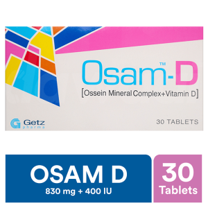 Osam-D 830 mg 400 IU tablet